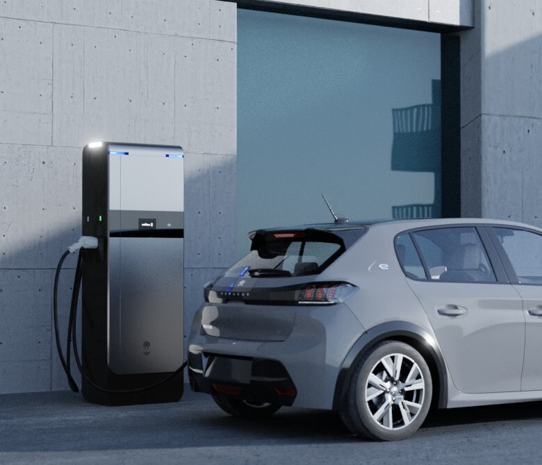 ac és dc töltés elektromos autó váltakozó áramú fedélzeti töltő töltés esetén elektromos autók töltési megoldásai akár 350 kw-al történik