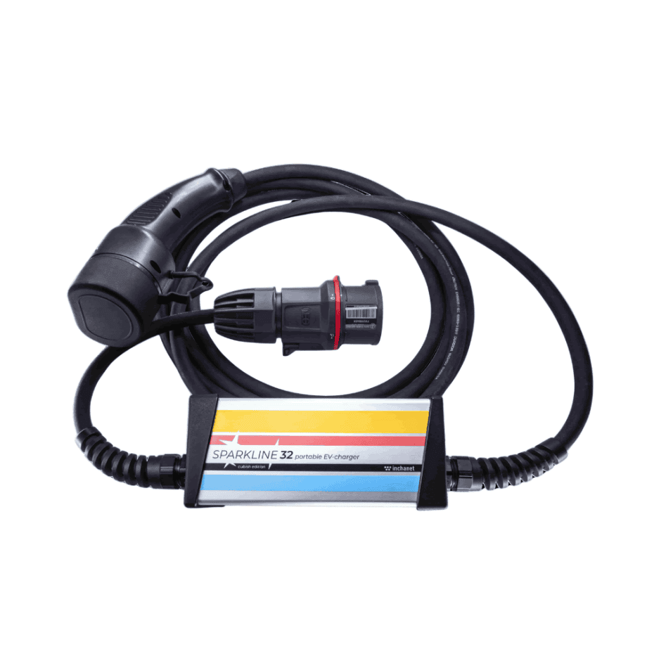 sparkline elektromos autó hordozható töltő