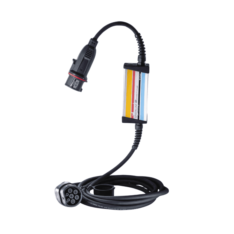 sparkline elektromos autó hordozható töltő