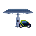 elektromos-auto-toltese-napelemmel-ikon