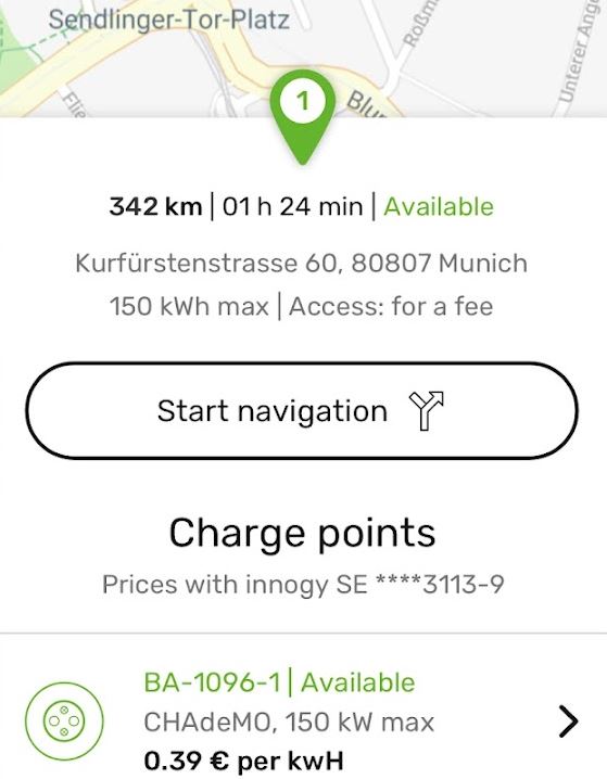 echargeplus elérhető és számunkra megfelelő csatlakozó lehetőségek közül is válogathatunk