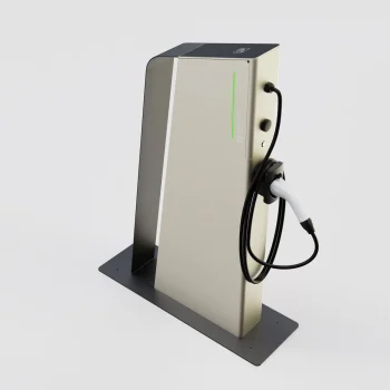 Rheidon elektromos autó töltőoszlop (22 kW) – 3x32A – 6m – Type 2 Töltőoszlop