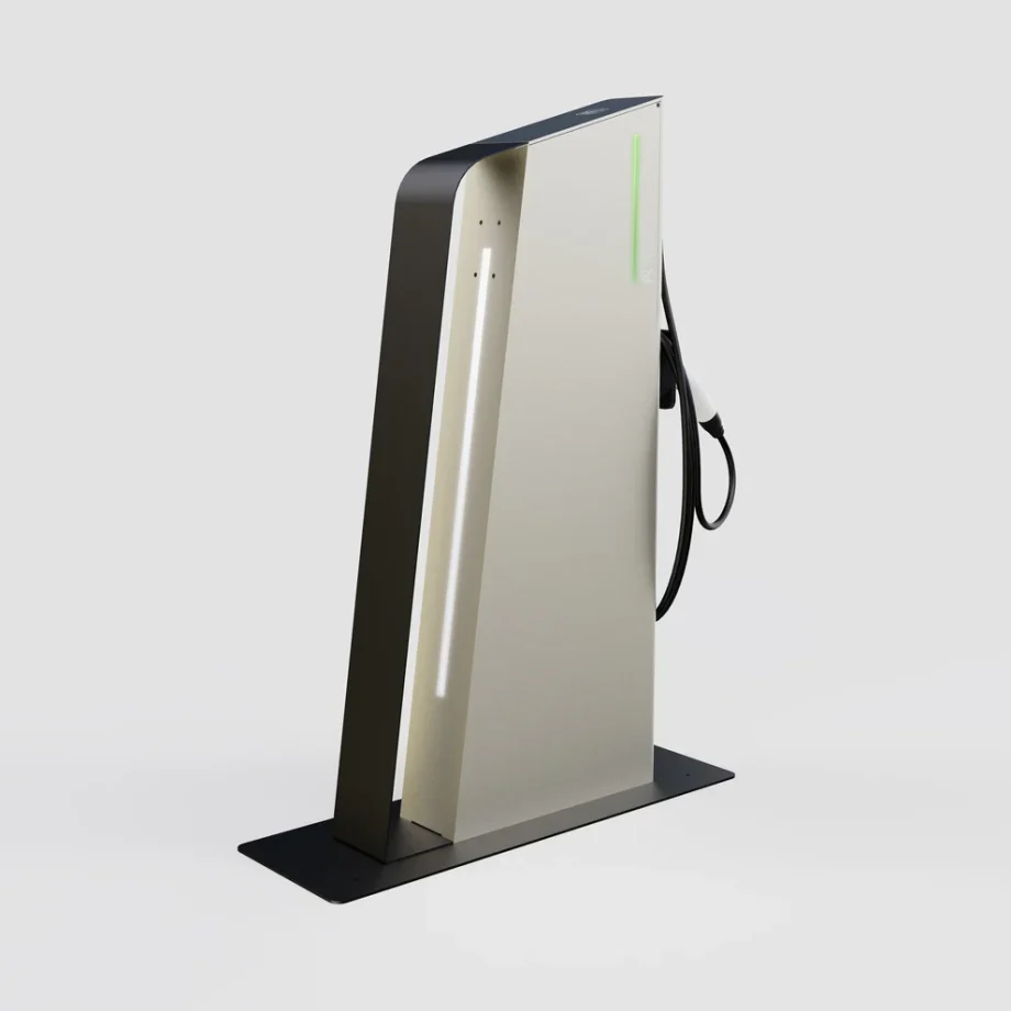 Rheidon elektromos autó töltőoszlop (22 kW) – 3x32A – 6m – Type 2 Töltőoszlop