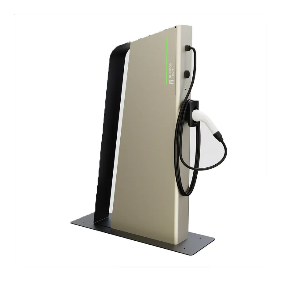 Rheidon elektromos autó töltőoszlop (22 kW) – 3x32A – 6m – Type 2 Töltőoszlop