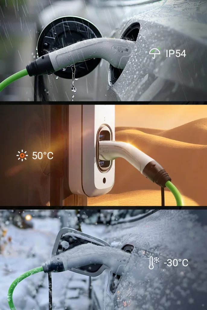 Rheidon elektromos autó töltőkábel (22 kW) – 3x32A – 6m – Type 2