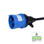 Rheidon elektromos autó állítható otthoni töltő – (3x16A) 7,4kW – 7,5m Type2 kábellel