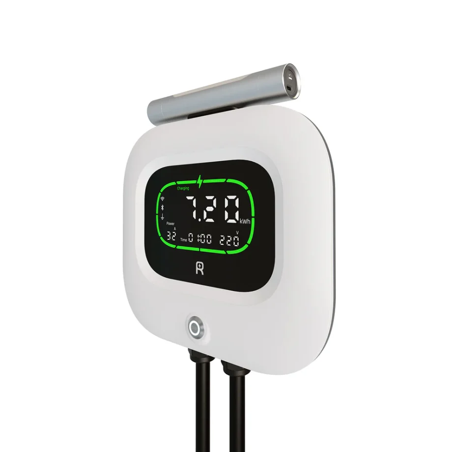 Rheidon Wallbox elektromos autó fali töltő (7,4 kW)– 1x32A – 6 m – Type 2