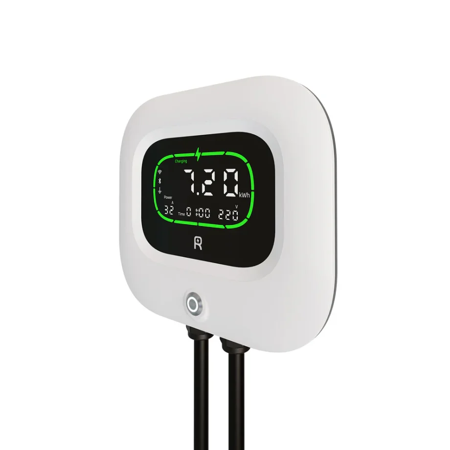 Rheidon Wallbox elektromos autó fali töltő (7,4 kW)– 1x32A – 6 m – Type 2