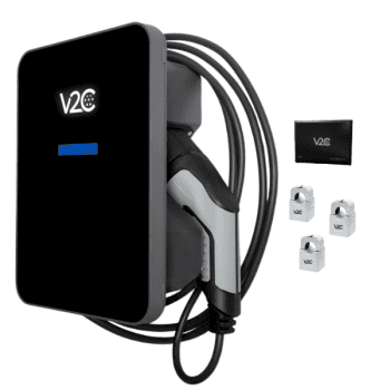 V2C Trydan elektromos autó fali töltő (22 kW – 3x32A)