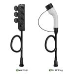 Rheidon 6-32A állítható elektromos autó konnektoros töltőkábel + PowerShare készlet ( 7,4 kW – 1x32A ) ( 7,5m - Type 2 ) - Image 4