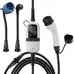 Rheidon 6-32A állítható elektromos autó konnektoros töltőkábel + PowerShare készlet ( 7,4 kW – 1x32A ) ( 7,5m - Type 2 ) - Image 3