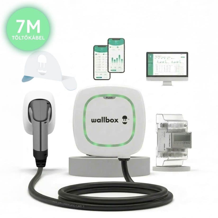 wallbox Pulsar Plus 7 méter fali töltő