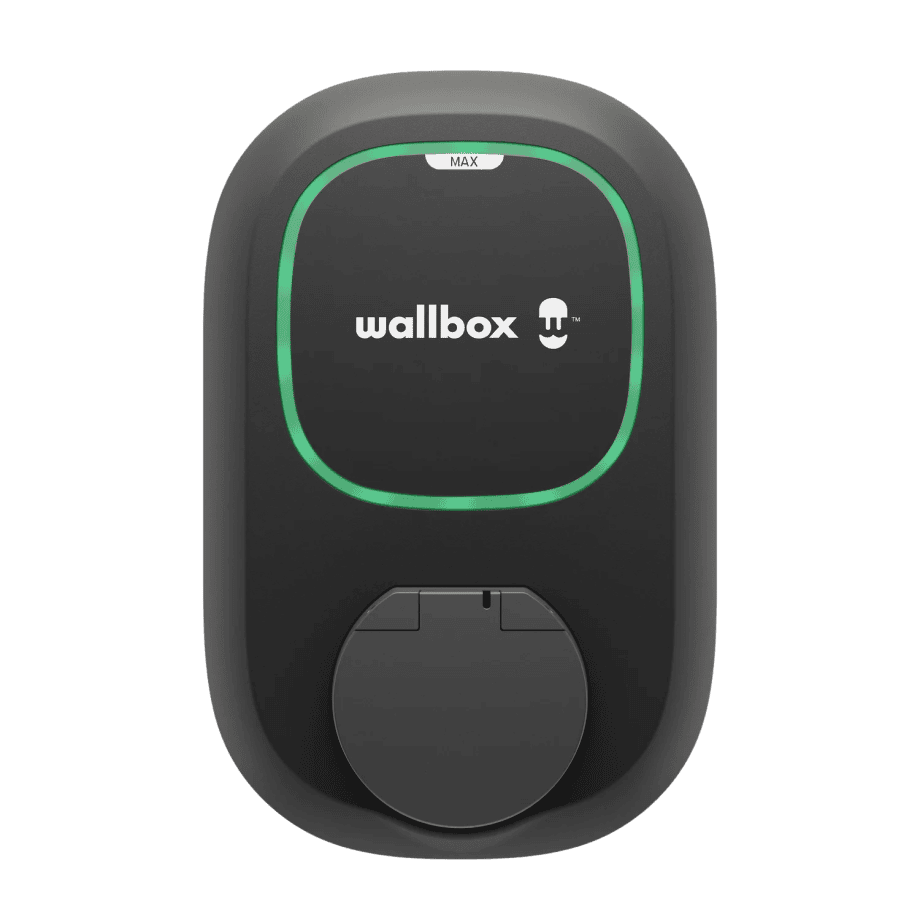 Wallbox Pulsar Max csatlkaozóval.